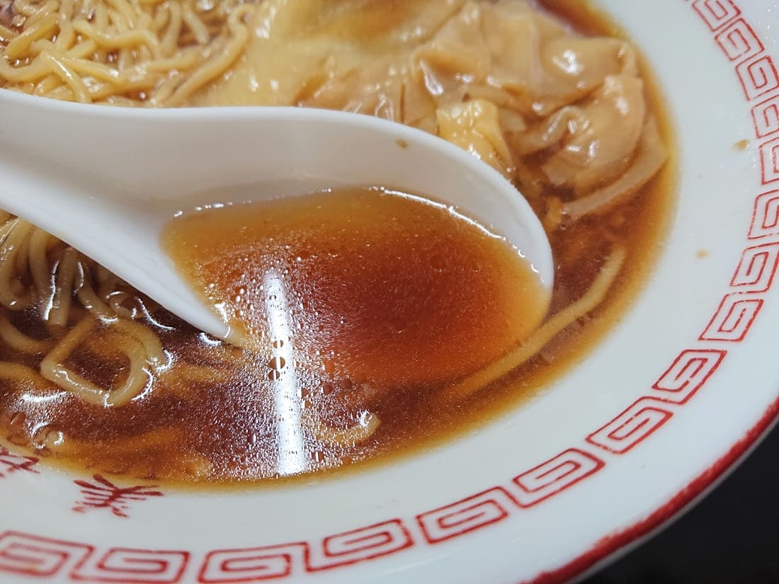 中華料理 美㐂松のラーメンスープ