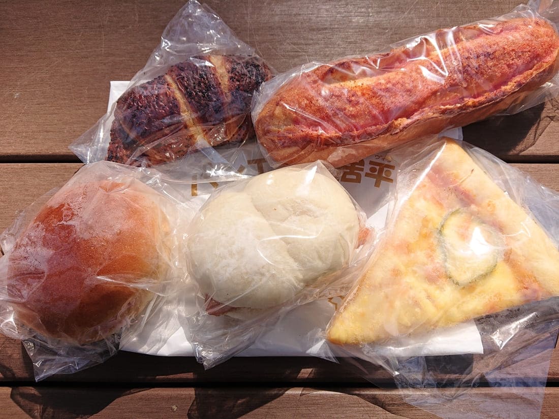パン工房鳥居平で購入したパン5種類