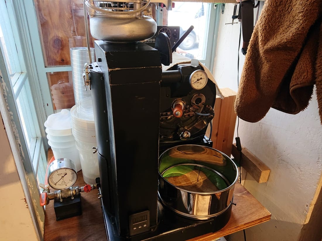 ザルツベルクコーヒーの珈琲豆焙煎機