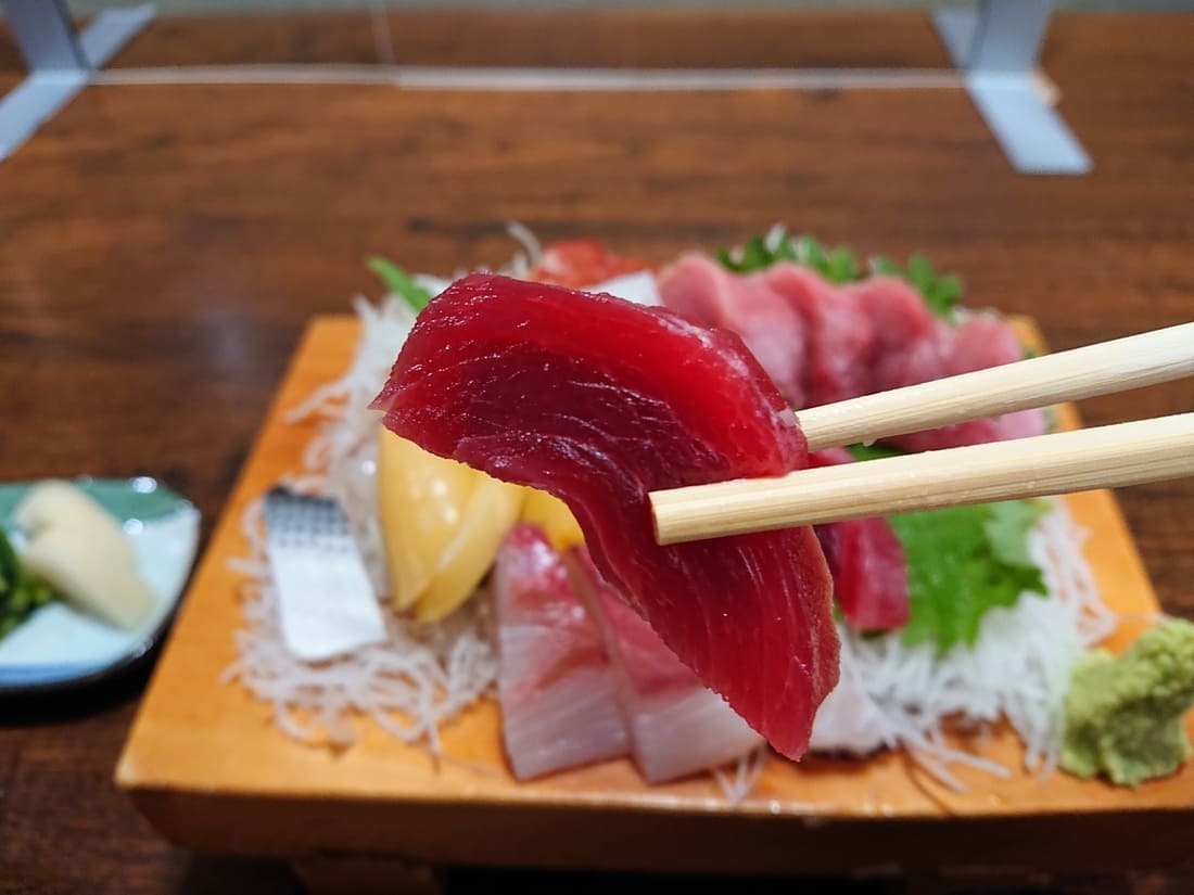 寿司割烹 魚活のバチまぐろ赤身