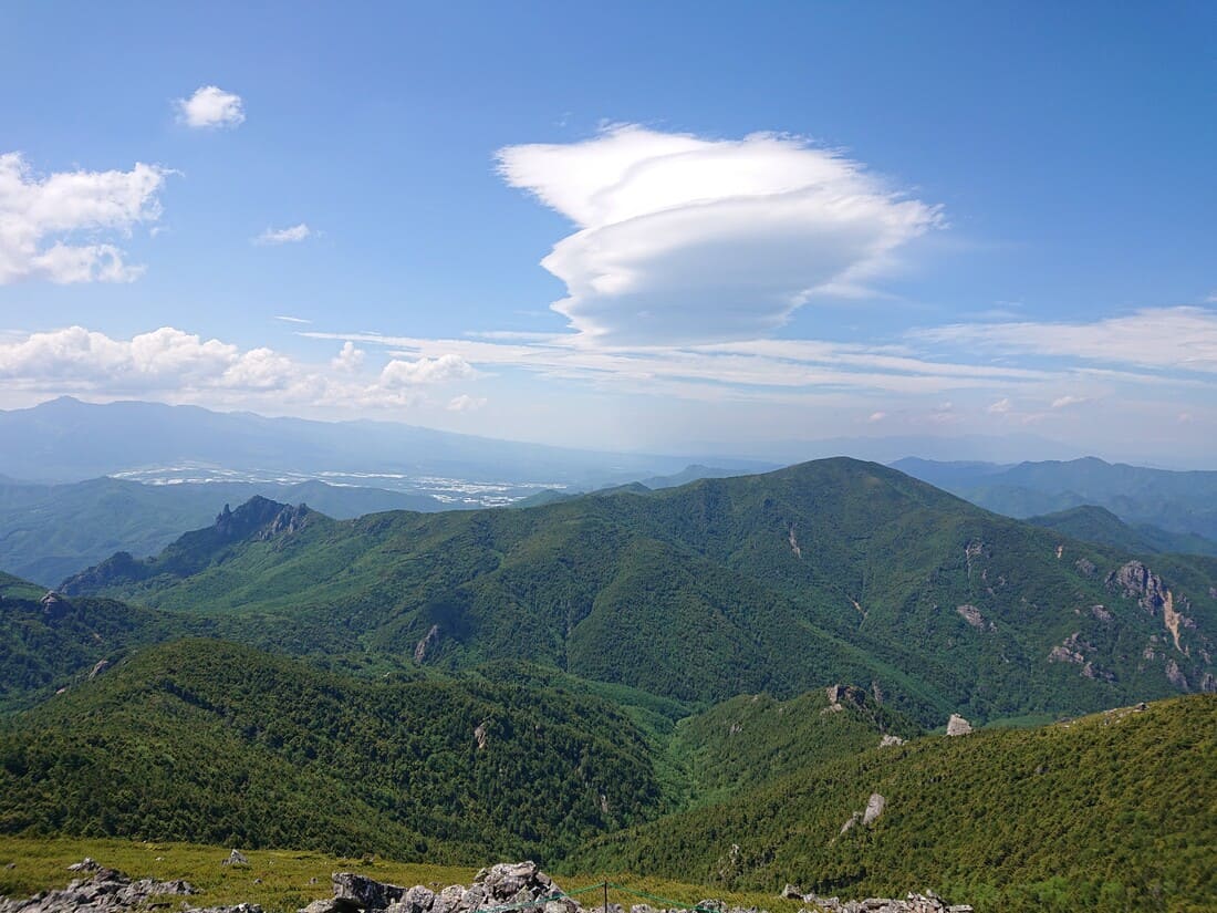 金峰山 長野県側の山々